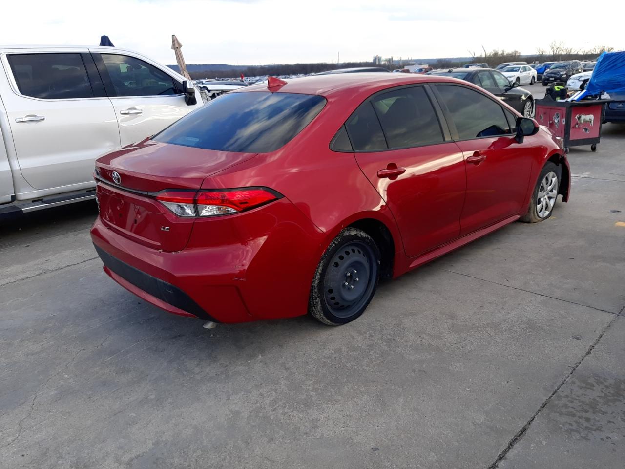 Изображение 3 2021 TOYOTA COROLLA LE 2021 с VIN JTDEPMAEXMJ148434