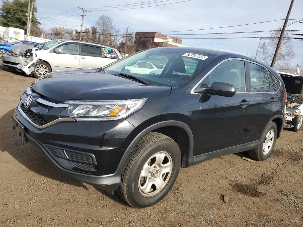 Image 1 of 2015 HONDA CR-V LX 2015 with VIN 2HKRM4H34FH691837