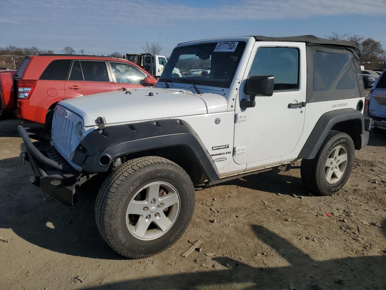 Image 1 of 2017 JEEP WRANGLER SPORT 2017 with VIN 1C4AJWAG2HL583536
