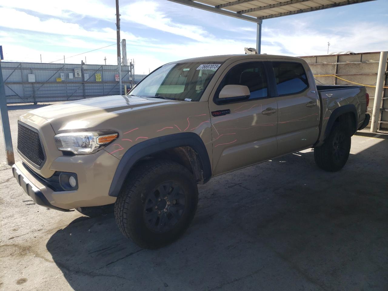 Image 1 of 2017 TOYOTA TACOMA DOUBLE CAB 2017 with VIN 3TMCZ5AN9HM093961