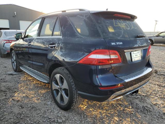 Image 2 of 2014 MERCEDES-BENZ ML-CLASS 350 4MATIC 2014 with VIN 4JGDA5HB9EA425764