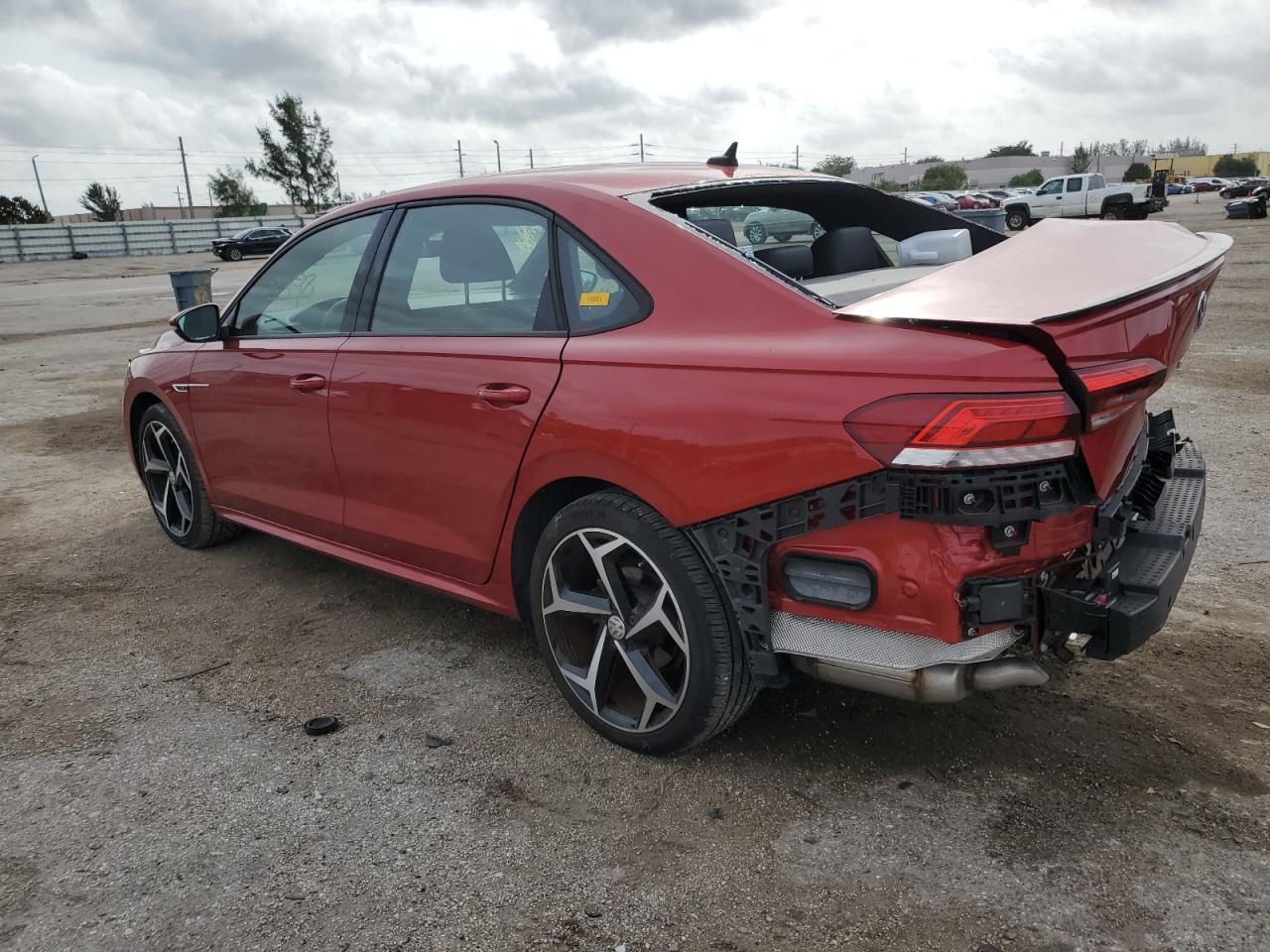 Image 2 of 2021 VOLKSWAGEN PASSAT R-LINE 2021 with VIN 1VWMA7A31MC018458