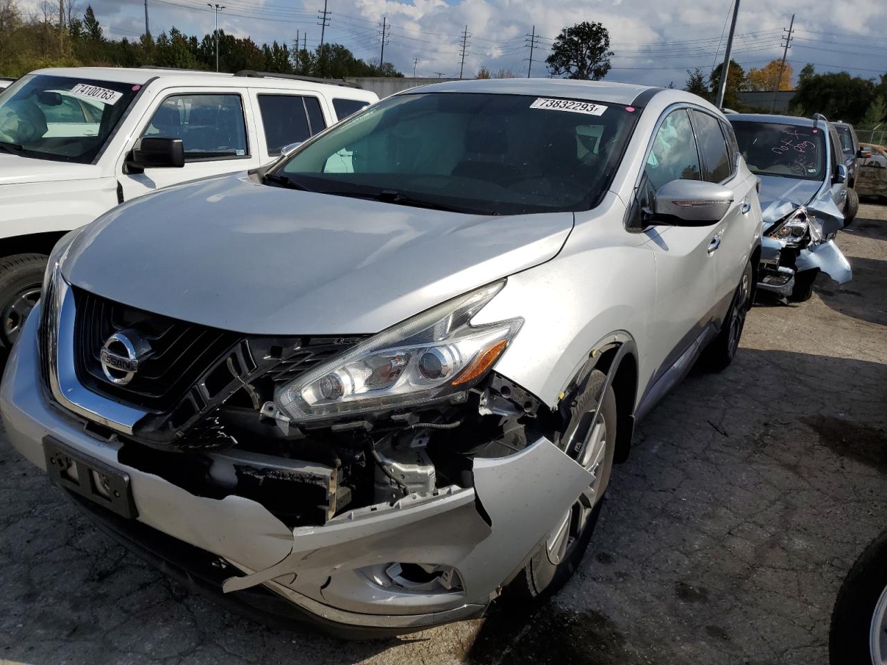 Image 1 of 2015 NISSAN MURANO S 2015 with VIN 5N1AZ2MGXFN269238