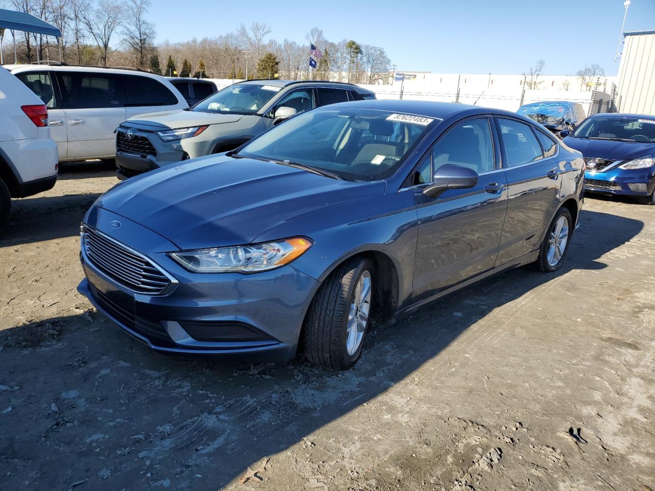 Image 1 of 2018 FORD FUSION SE 2018 with VIN 3FA6P0H78JR129392