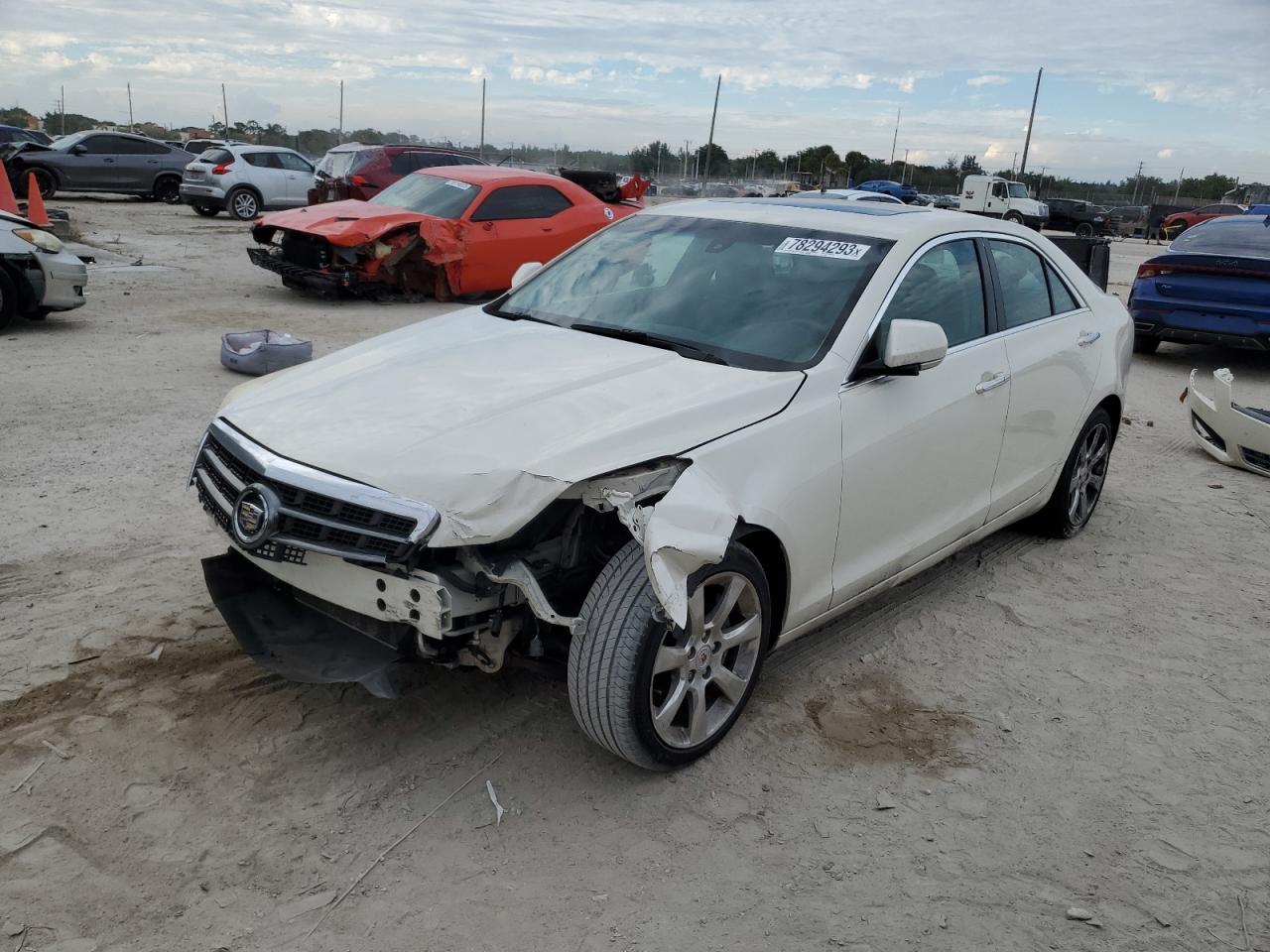 Obraz 1 z 2014 CADILLAC ATS LUXURY 2014 z VIN 1G6AH5RX1E0115548
