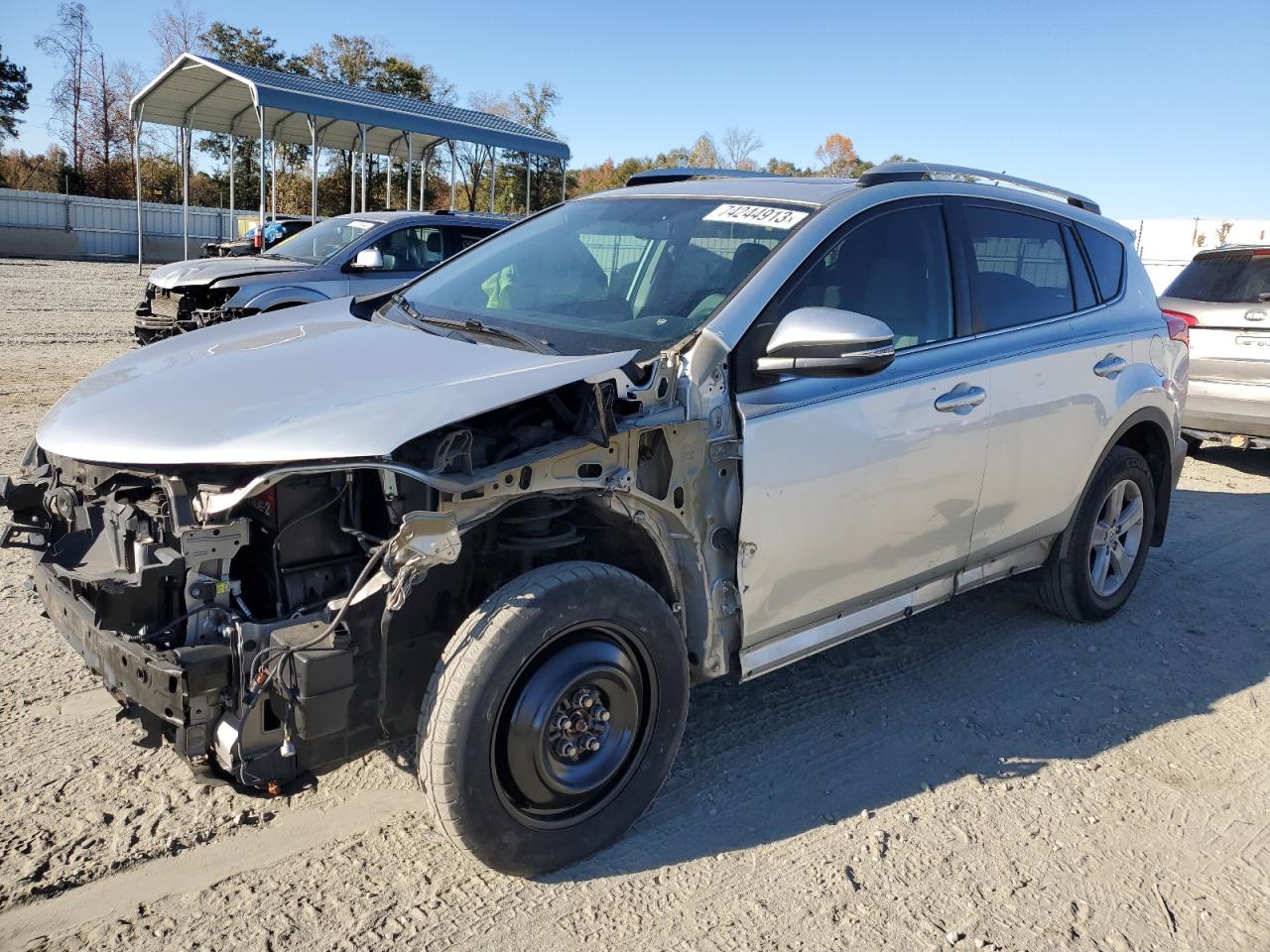 Image 1 of 2014 TOYOTA RAV4 XLE 2014 with VIN 2T3WFREV2EW106521