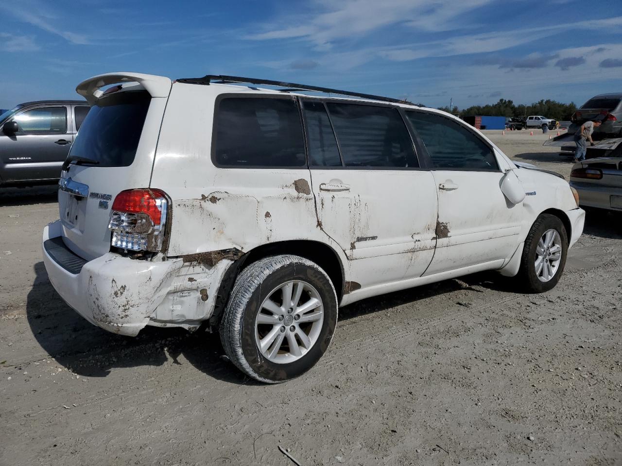Image 3 of 2007 TOYOTA HIGHLANDER HYBRID 2007 with VIN JTEDW21AX70018899