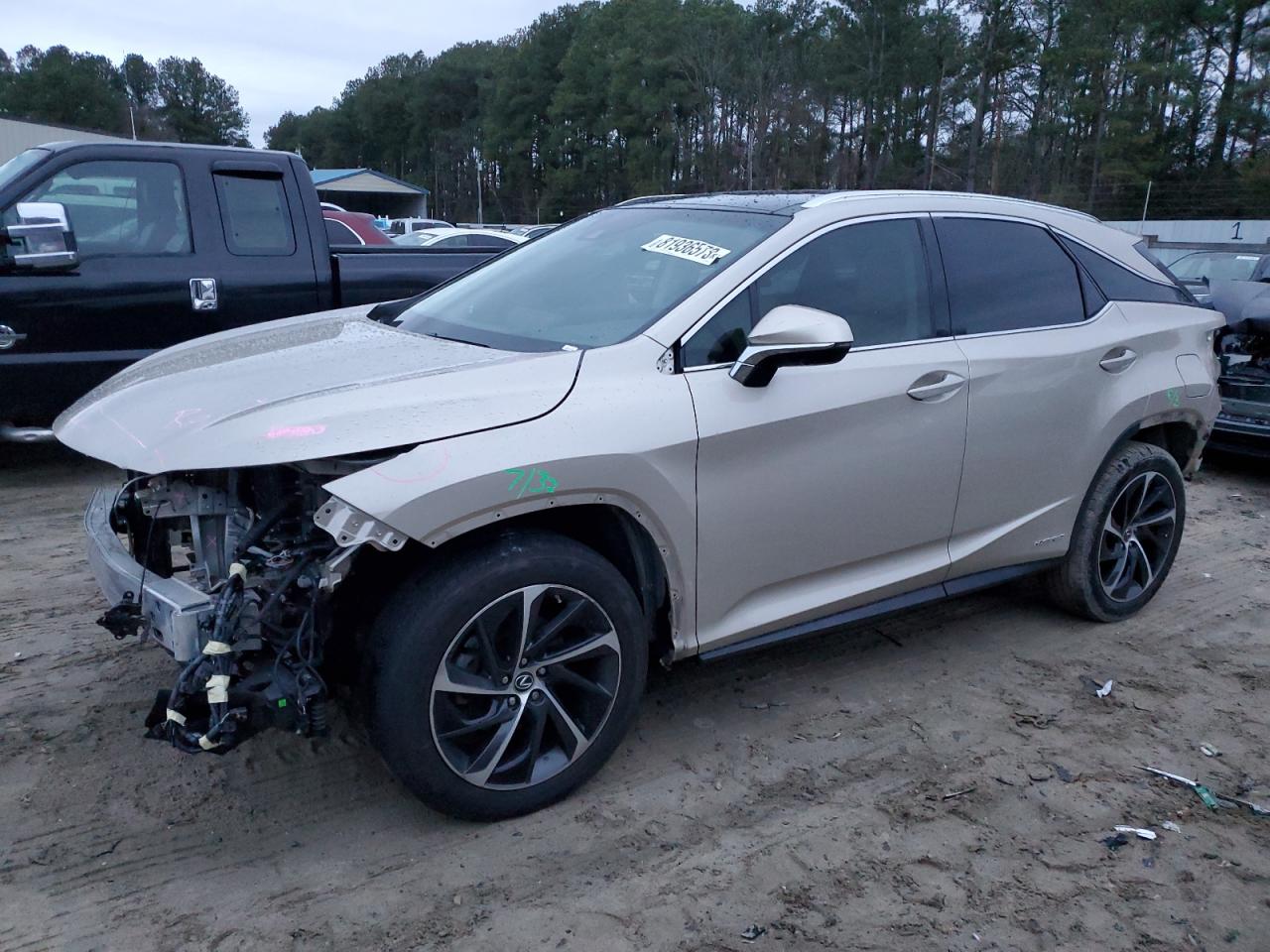 Image 1 of 2019 LEXUS RX 450H BASE 2019 with VIN 2T2BGMCA0KC033343