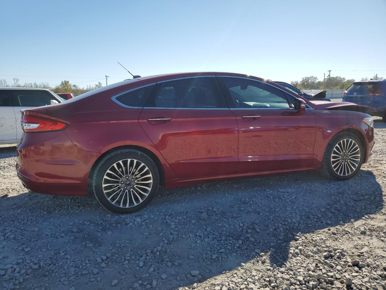 Image 3 of 2017 FORD FUSION SE 2017 with VIN 3FA6P0HD1HR174660