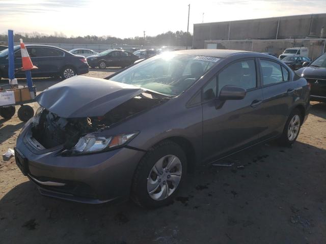 Image 1 of 2014 HONDA CIVIC LX 2014 with VIN 2HGFB2F59EH523699