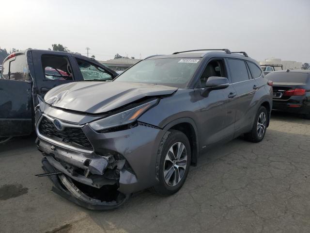 Obraz 1 z 2022 TOYOTA HIGHLANDER HYBRID XLE 2022 z VIN 5TDHBRCH1NS554073