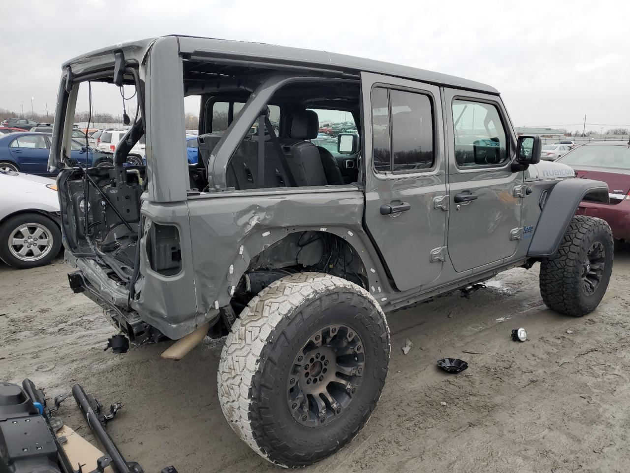Image 3 of 2022 JEEP WRANGLER UNLIMITED RUBICON 4XE 2022 with VIN 1C4JJXR62NW189370