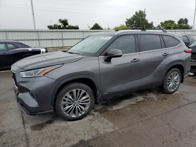 Изображение 1 2021 TOYOTA HIGHLANDER HYBRID PLATINUM 2021 с VIN 5TDEBRCH3MS056961