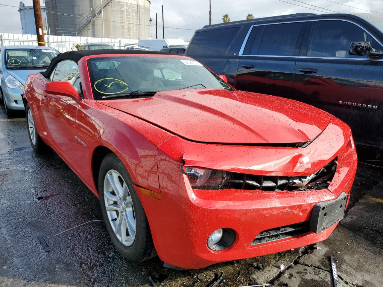 Image 1 of 2013 CHEVROLET CAMARO LT 2013 with VIN 2G1FB3D30D9112909