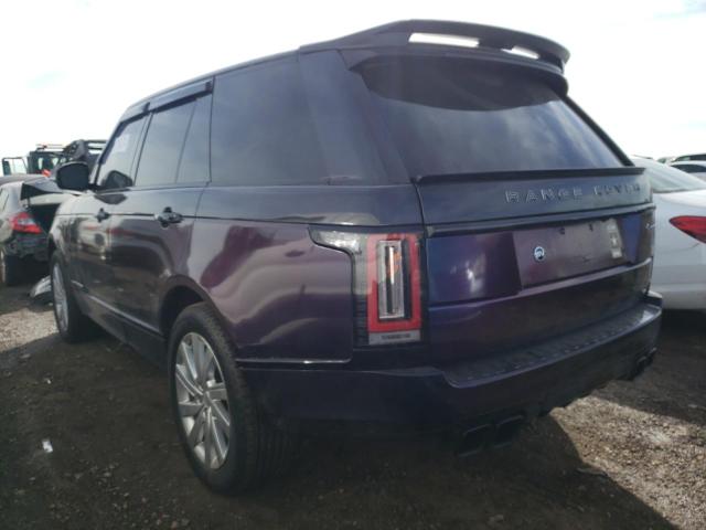 Image 2 of 2016 LAND ROVER RANGE ROVER HSE 2016 with VIN SALGS2KF2GA250939