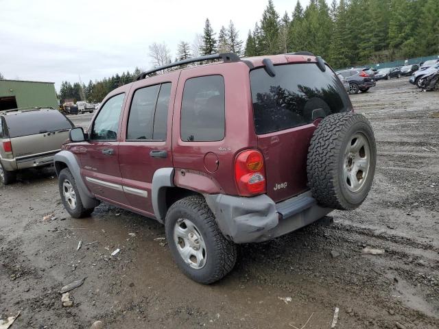 Изображение 2 2002 JEEP LIBERTY SPORT 2002 с VIN 1J4GL48K52W131910