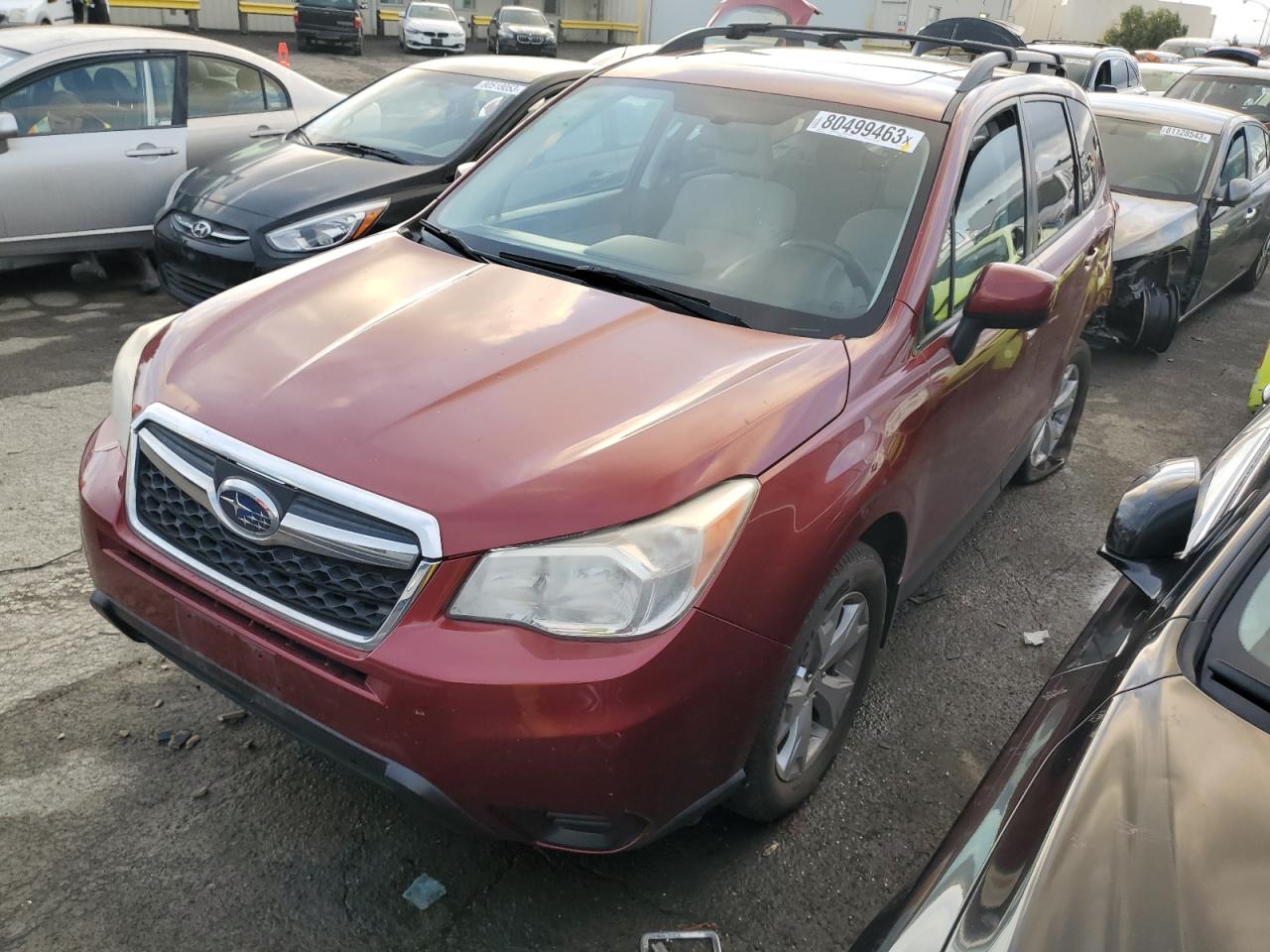 Obraz 1 z 2014 SUBARU FORESTER 2.5I PREMIUM 2014 z VIN JF2SJAEC5EH452776