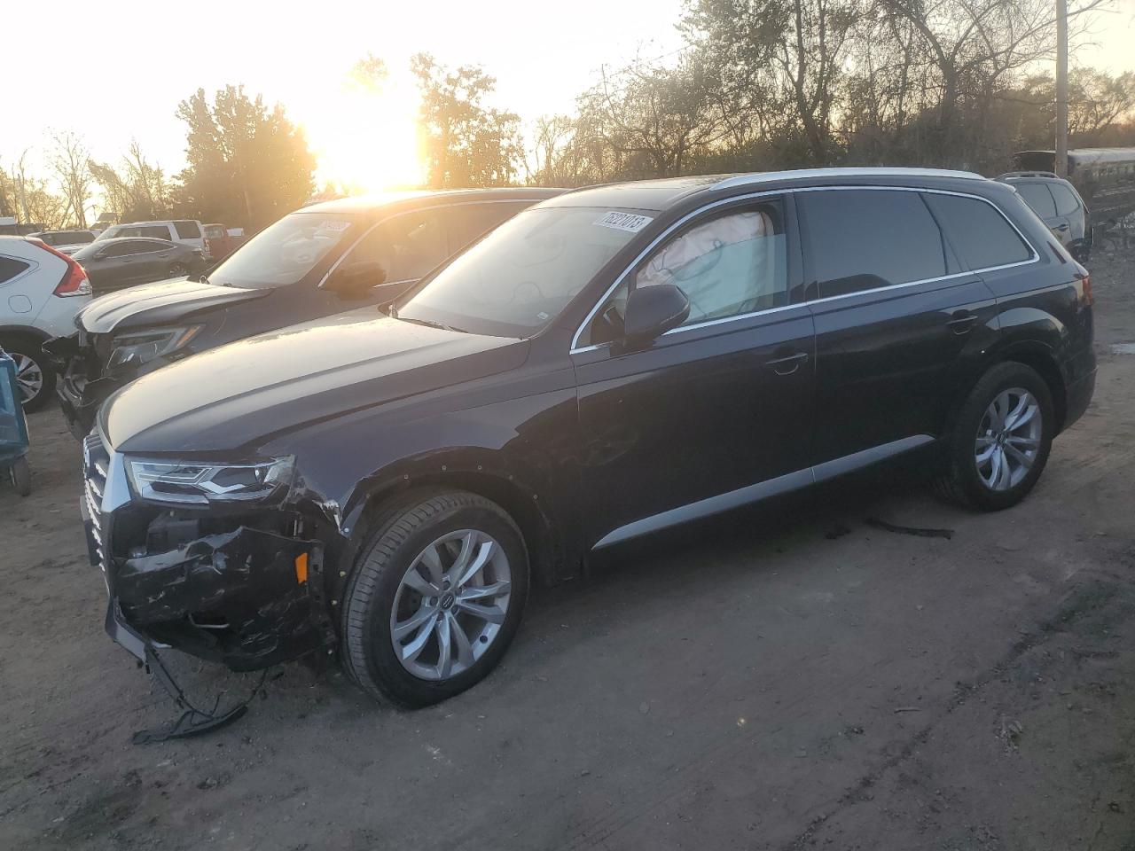 Image 1 of 2017 AUDI Q7 PREMIUM PLUS 2017 with VIN WA1LHAF78HD039577