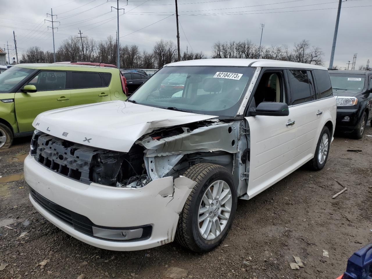 Image 1 of 2019 FORD FLEX SEL 2019 with VIN 2FMGK5C89KBA03449