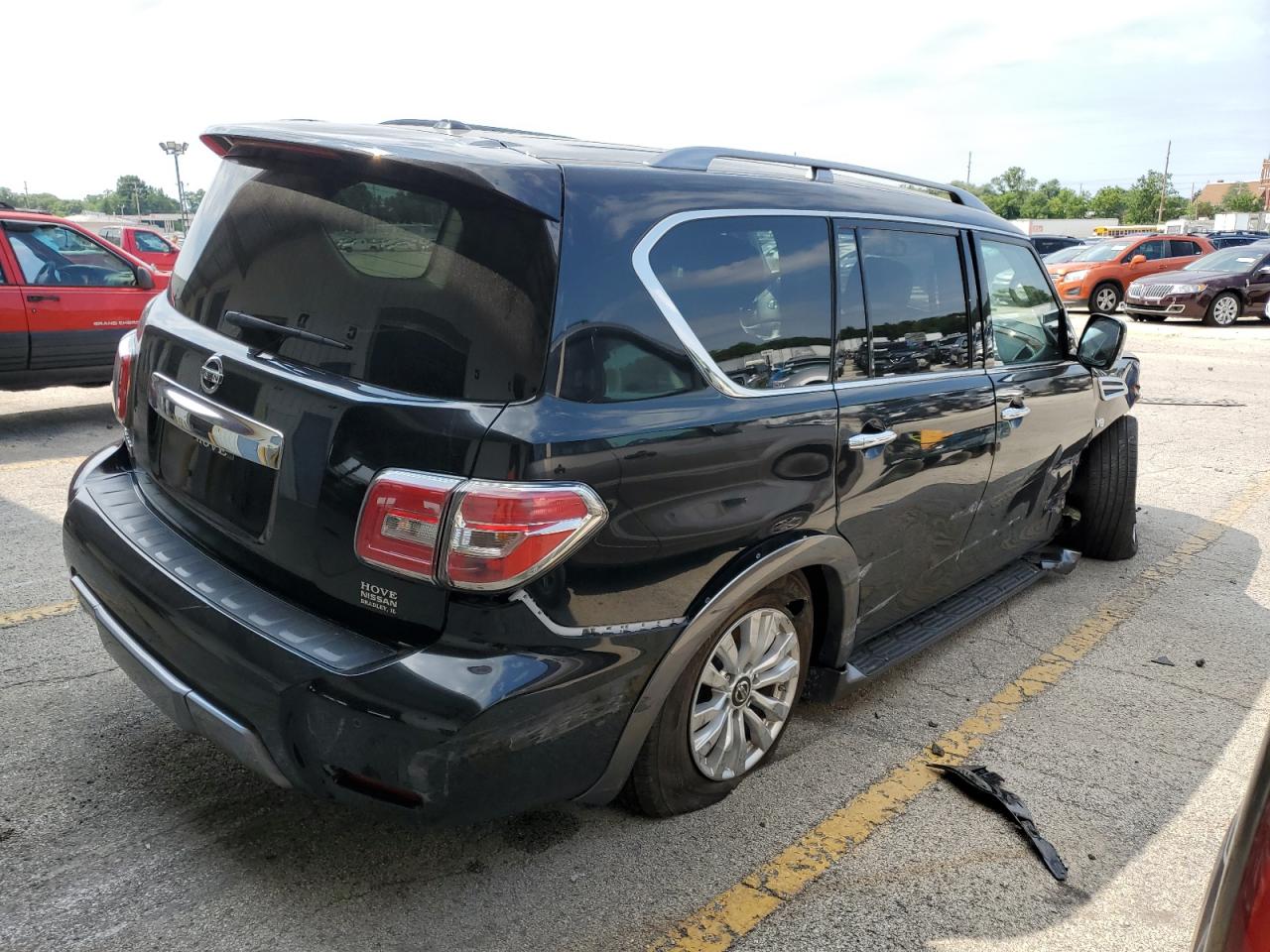 Image 3 of Nissan Armada Sv 2020 with VIN JN8AY2NC0LX517603