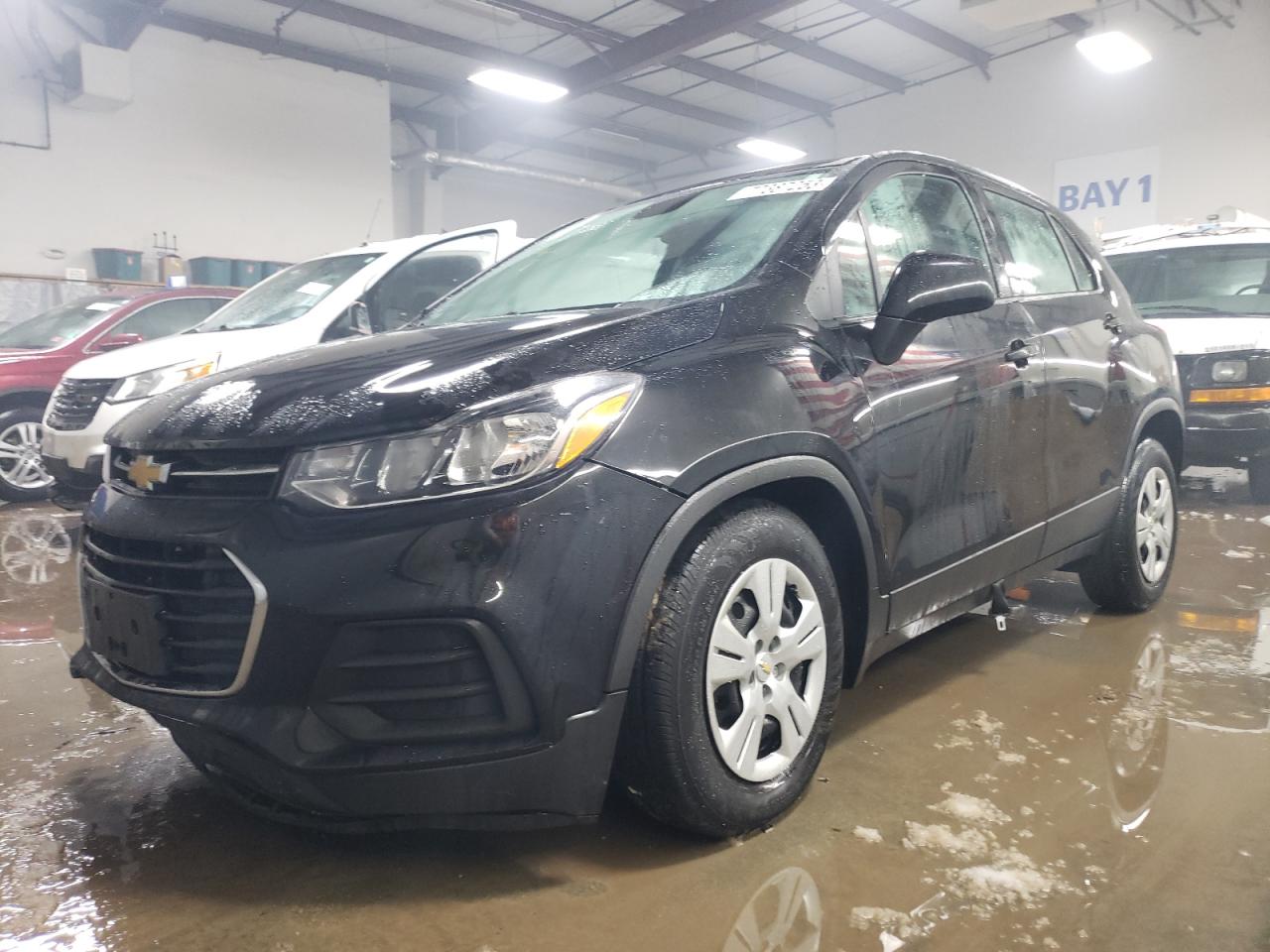 Image 1 of 2019 CHEVROLET TRAX LS 2019 with VIN 3GNCJKSB8KL113289