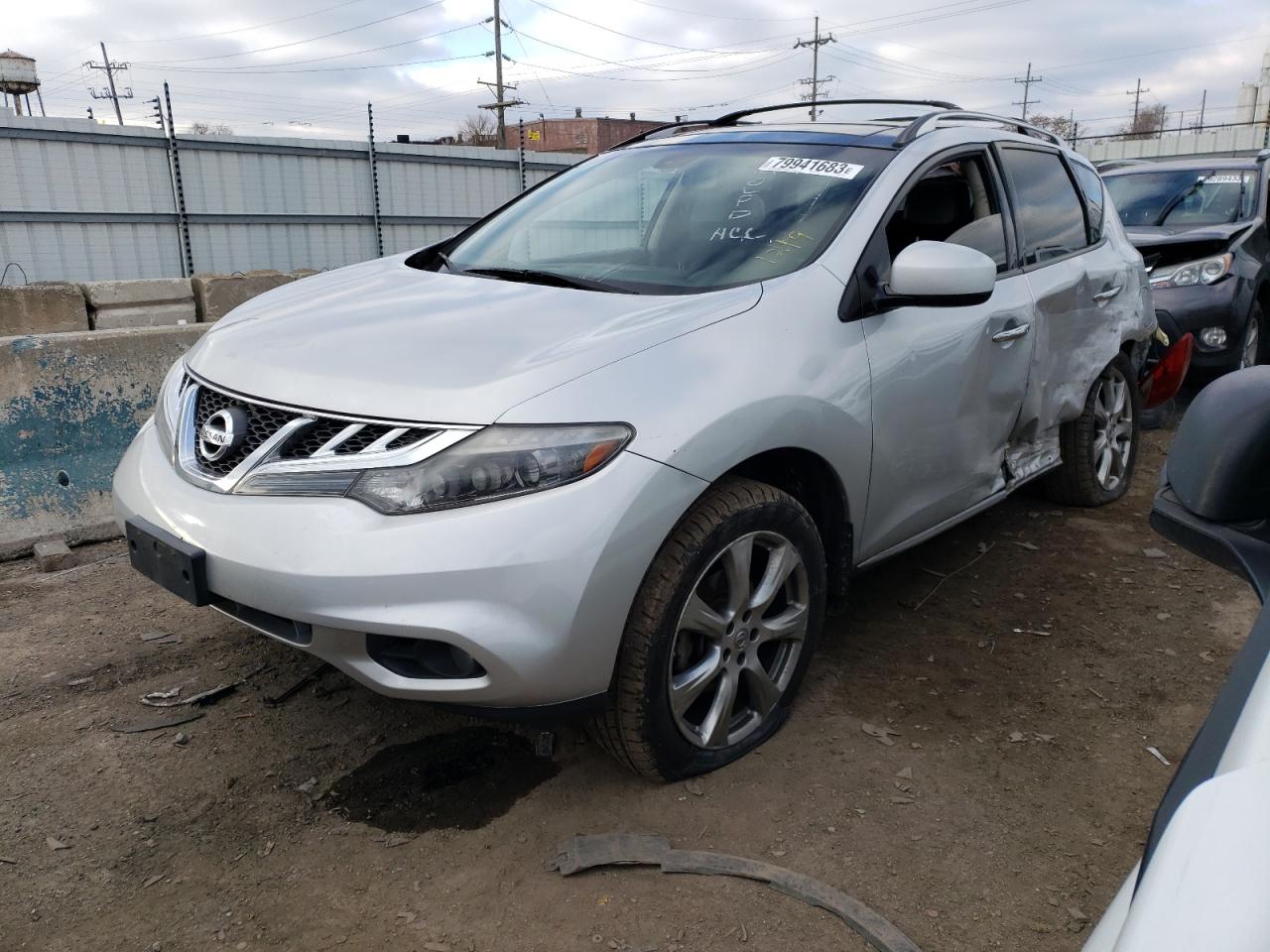 Image 1 of 2012 NISSAN MURANO S 2012 with VIN JN8AZ1MUXCW117457