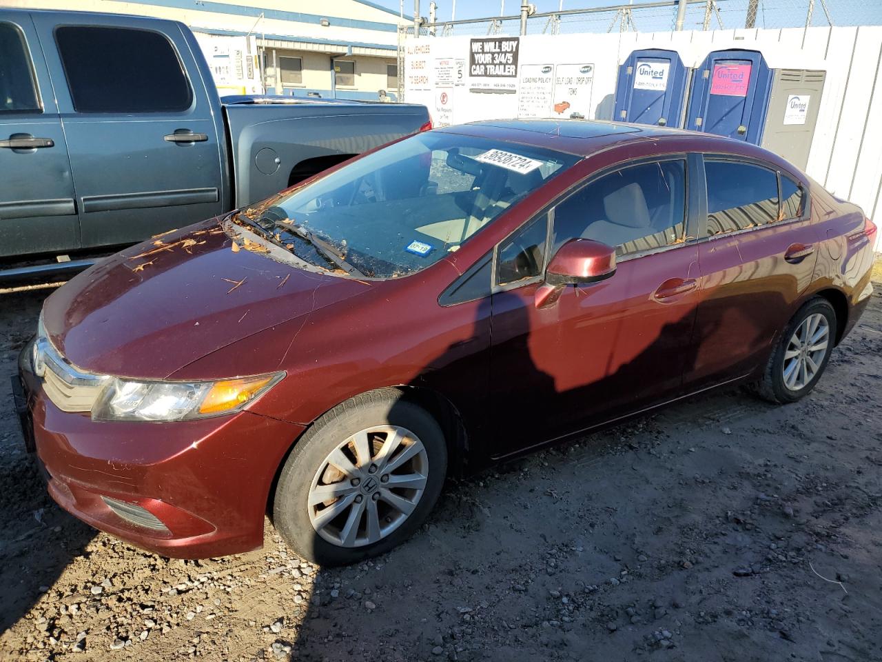 2012 HONDA CIVIC EX 2012 image