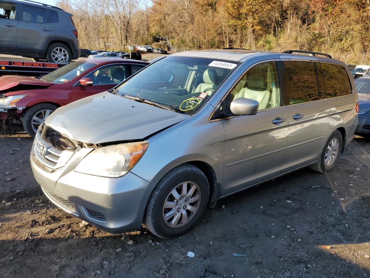 Image 1 of 2009 HONDA ODYSSEY EXL 2009 with VIN 5FNRL38709B049263
