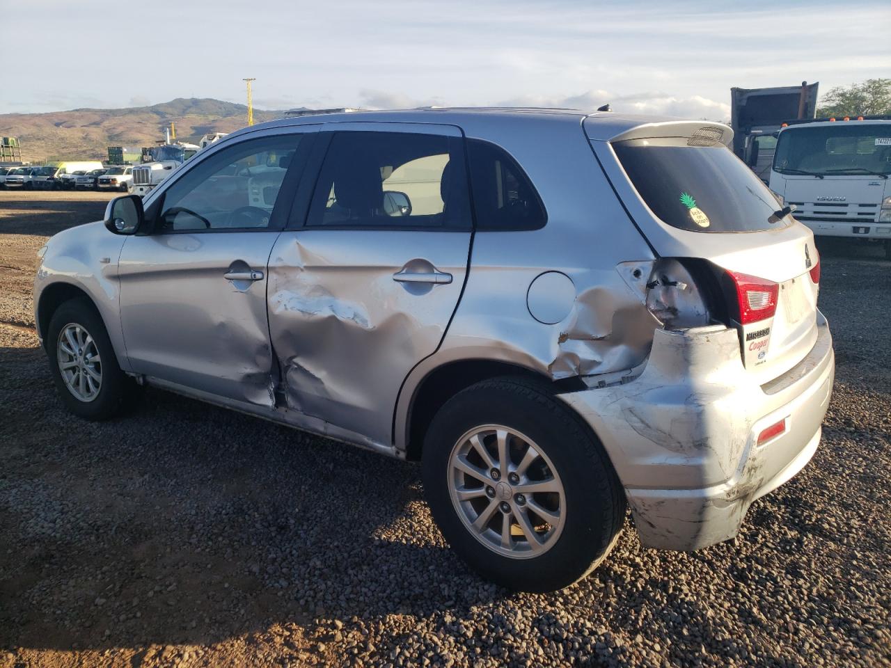 Image 2 of 2012 MITSUBISHI OUTLANDER SPORT ES 2012 with VIN JA4AP3AU2CZ000577
