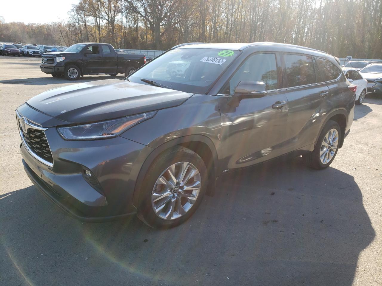Изображение 1 Toyota Highlander Hybrid Limited 2021 с VIN 5TDDBRCH8MS534609