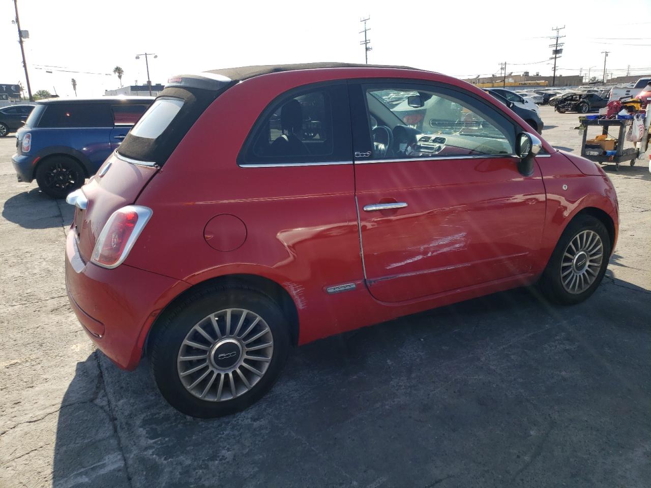 Image 3 of 2012 FIAT 500 LOUNGE 2012 with VIN 3C3CFFER6CT119379