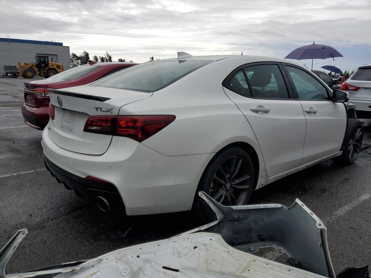 Image 3 of 2020 ACURA TLX TECHNOLOGY 2020 with VIN 19UUB2F68LA001948