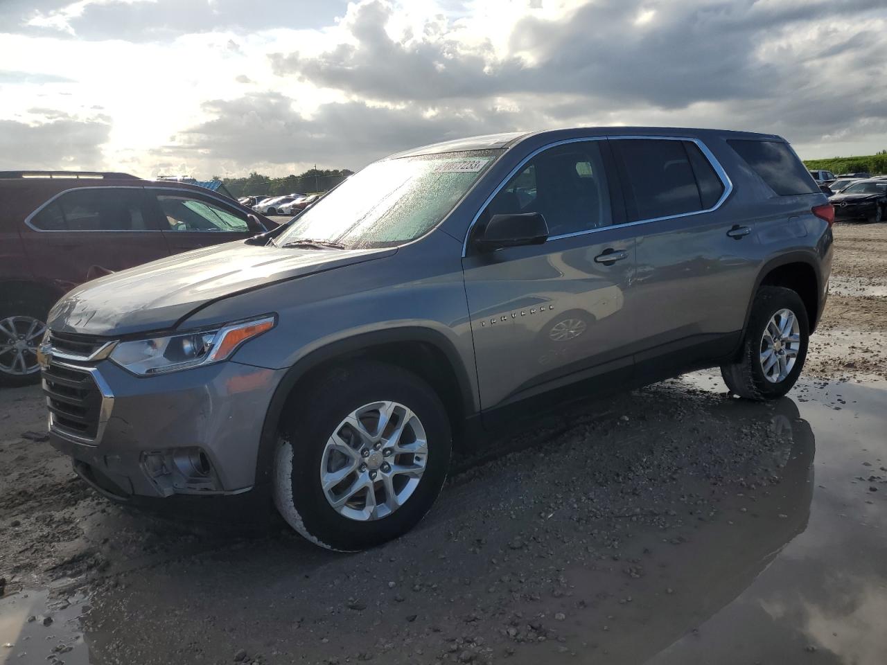 Image 1 of 2019 CHEVROLET TRAVERSE LS 2019 with VIN 1GNERFKW3KJ131847