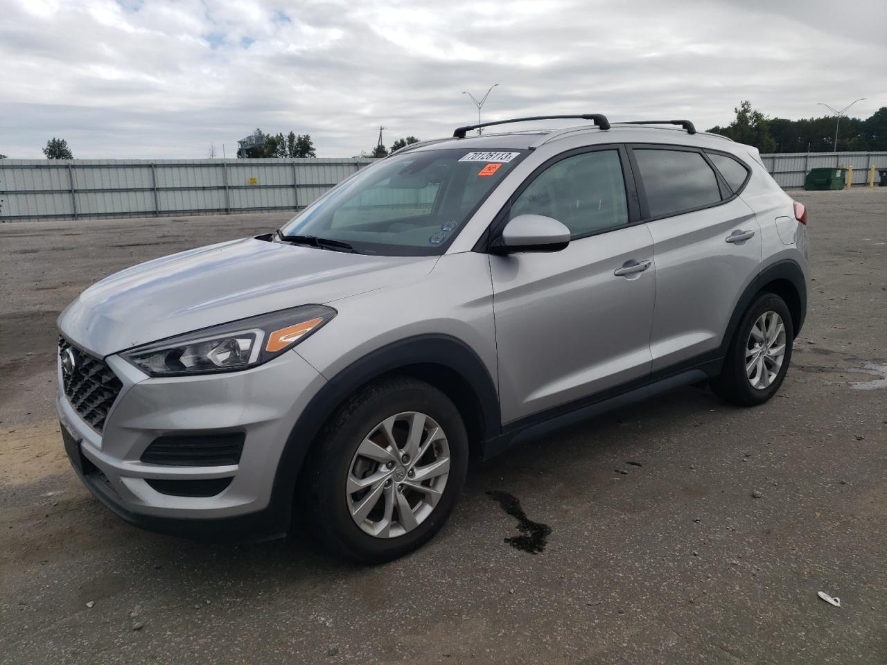 Image 1 of 2020 HYUNDAI TUCSON LIMITED 2020 with VIN KM8J3CA47LU081036