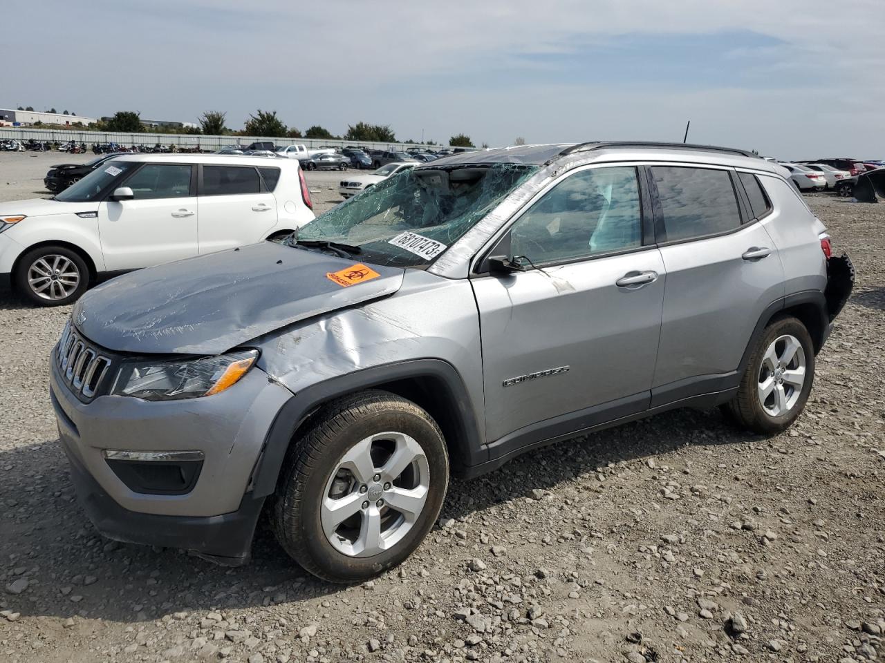 Image 1 of 2021 JEEP COMPASS LATITUDE 2021 with VIN 3C4NJCBB2MT523113