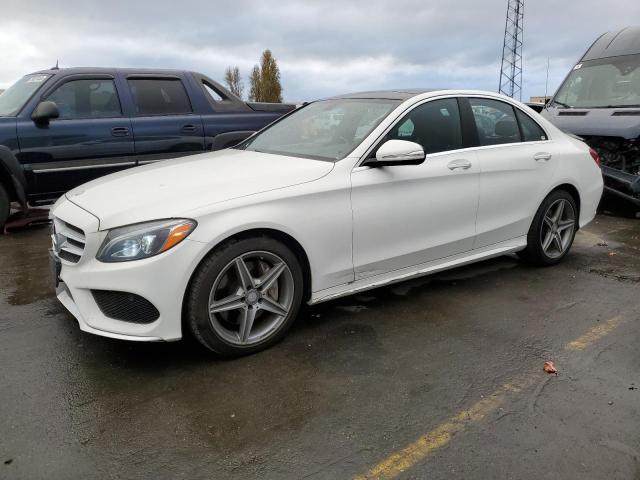 Image 1 of 2015 MERCEDES-BENZ C 300 4MATIC 2015 with VIN 55SWF4KBXFU020005
