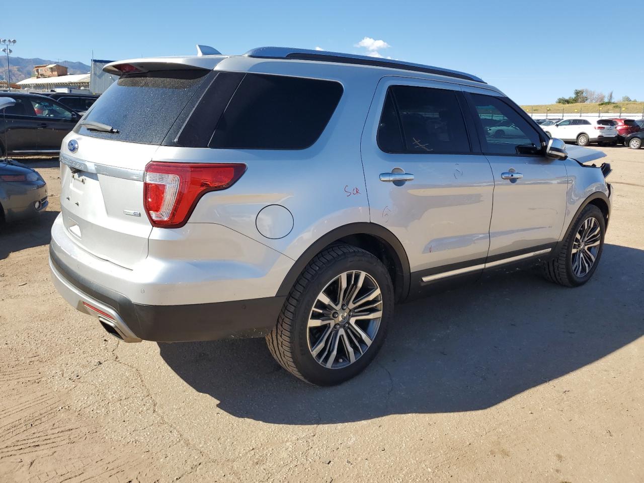 Image 3 of 2016 FORD EXPLORER PLATINUM 2016 with VIN 1FM5K8HT3GGC86565