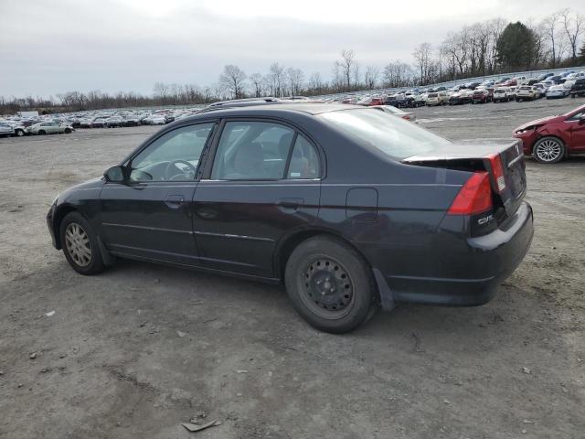 Image 2 of 2005 HONDA CIVIC LX 2005 with VIN 2HGES16655H512360