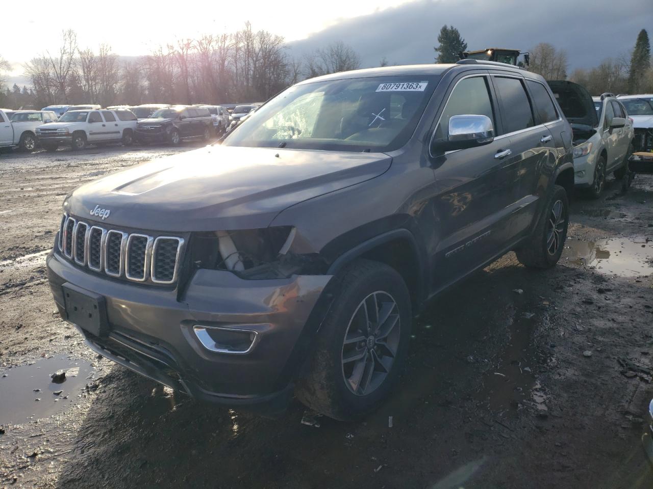 Image 1 of 2018 JEEP GRAND CHEROKEE LIMITED 2018 with VIN 1C4RJFBG1JC509922