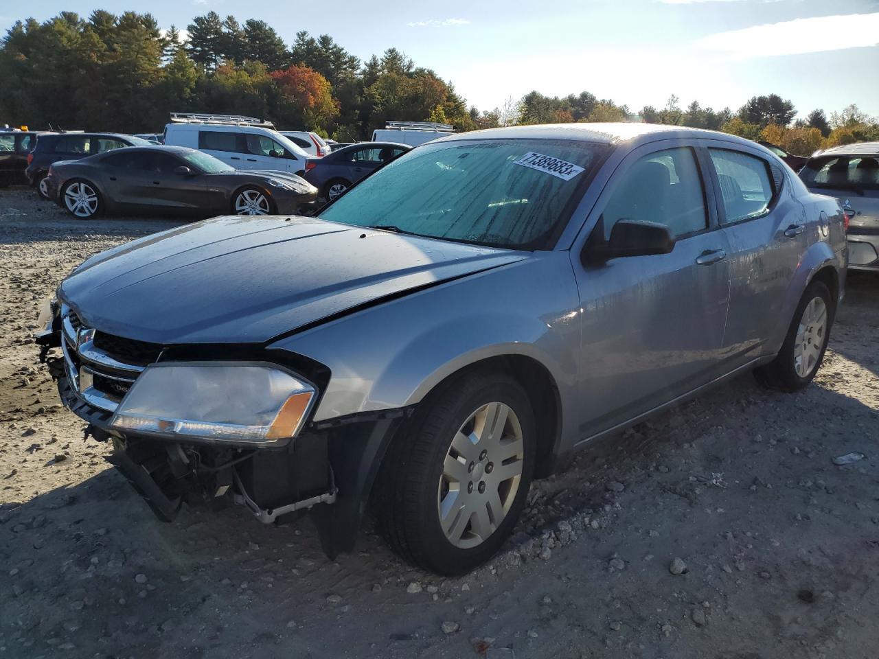 Obraz 1 z 2014 DODGE AVENGER SE 2014 z VIN 1C3CDZAB4EN228958