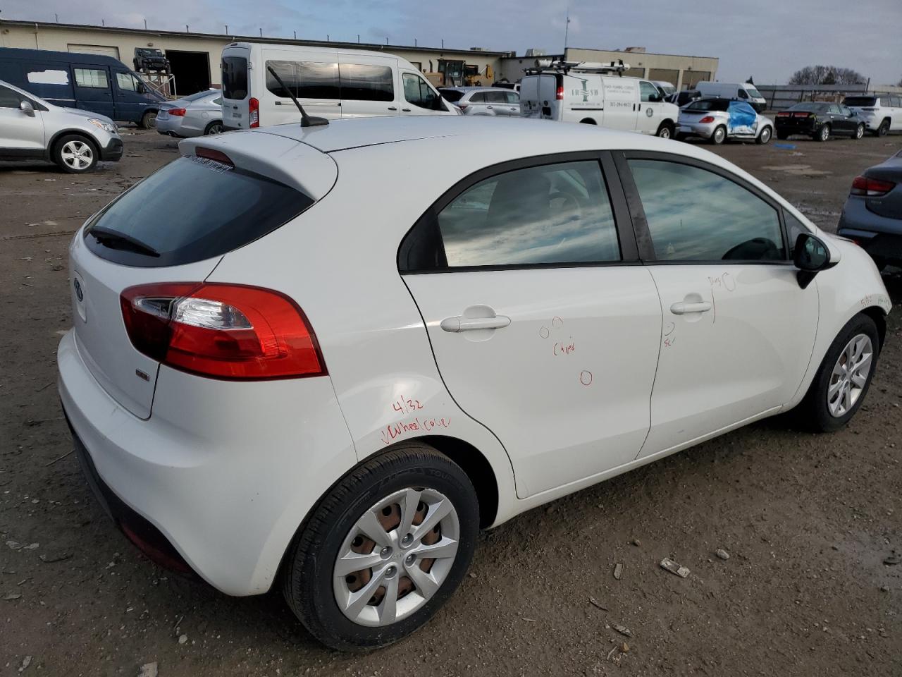 Image 3 of 2013 KIA RIO LX 2013 with VIN KNADM5A30D6107898