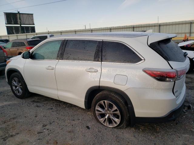 Image 2 of 2015 TOYOTA HIGHLANDER XLE 2015 with VIN 5TDJKRFH3FS085762