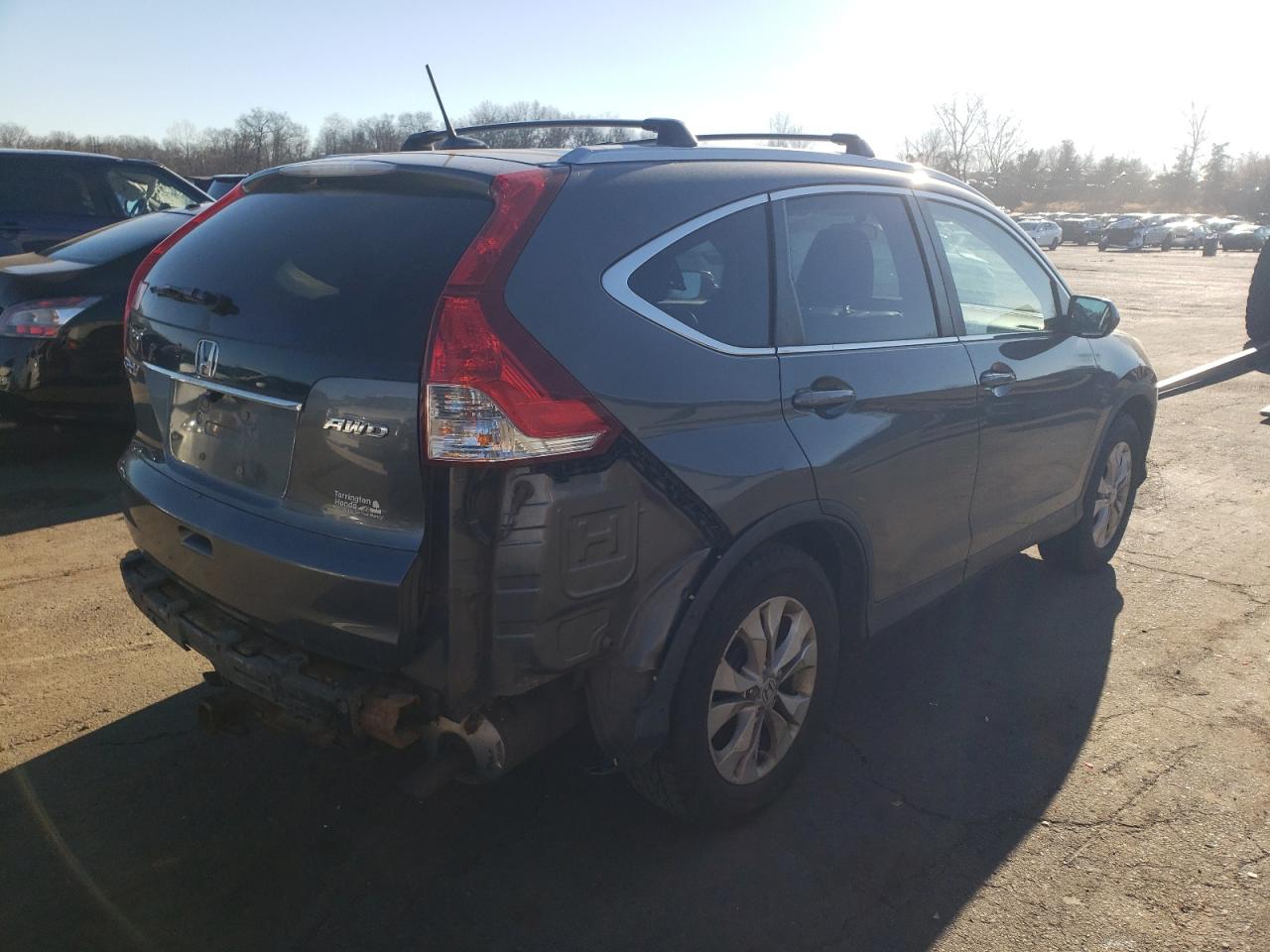 Image 3 of 2012 HONDA CR-V EXL 2012 with VIN 2HKRM4H70CH632606