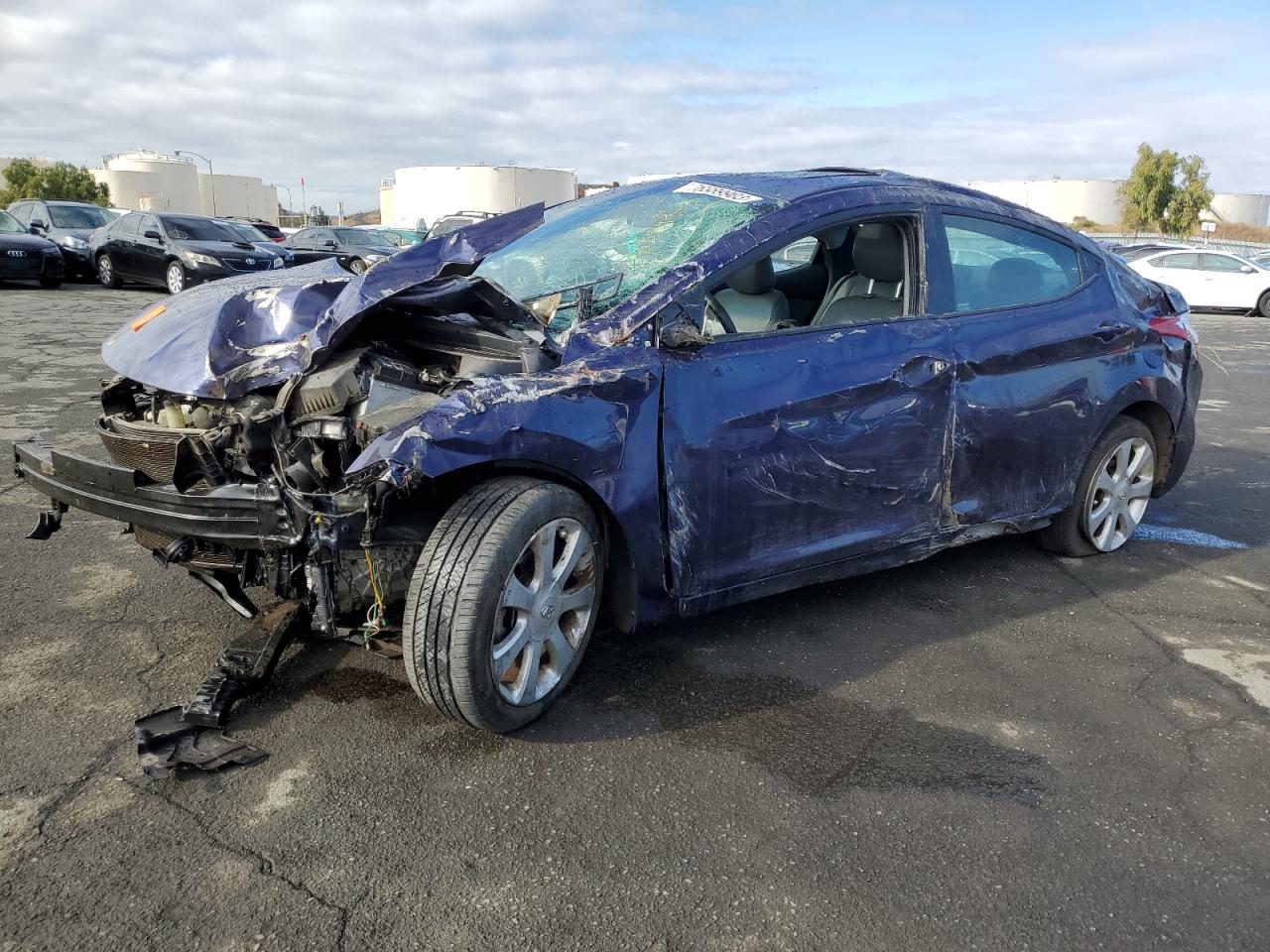 Image 1 of 2013 HYUNDAI ELANTRA GLS 2013 with VIN 5NPDH4AE2DH450057