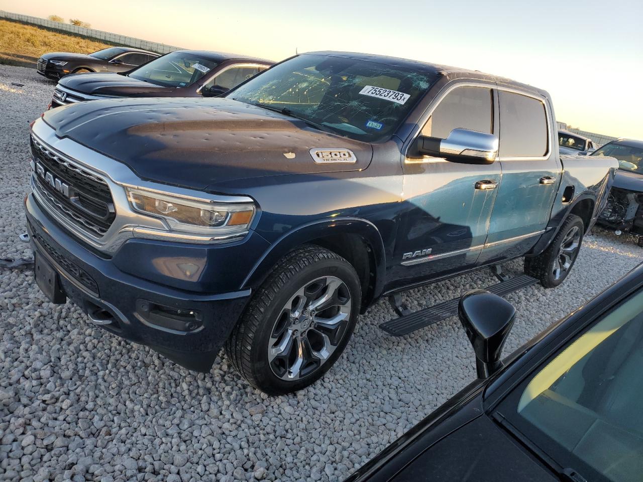 Image 1 of 2019 RAM 1500 LIMITED 2019 with VIN 1C6RREHT9KN616401