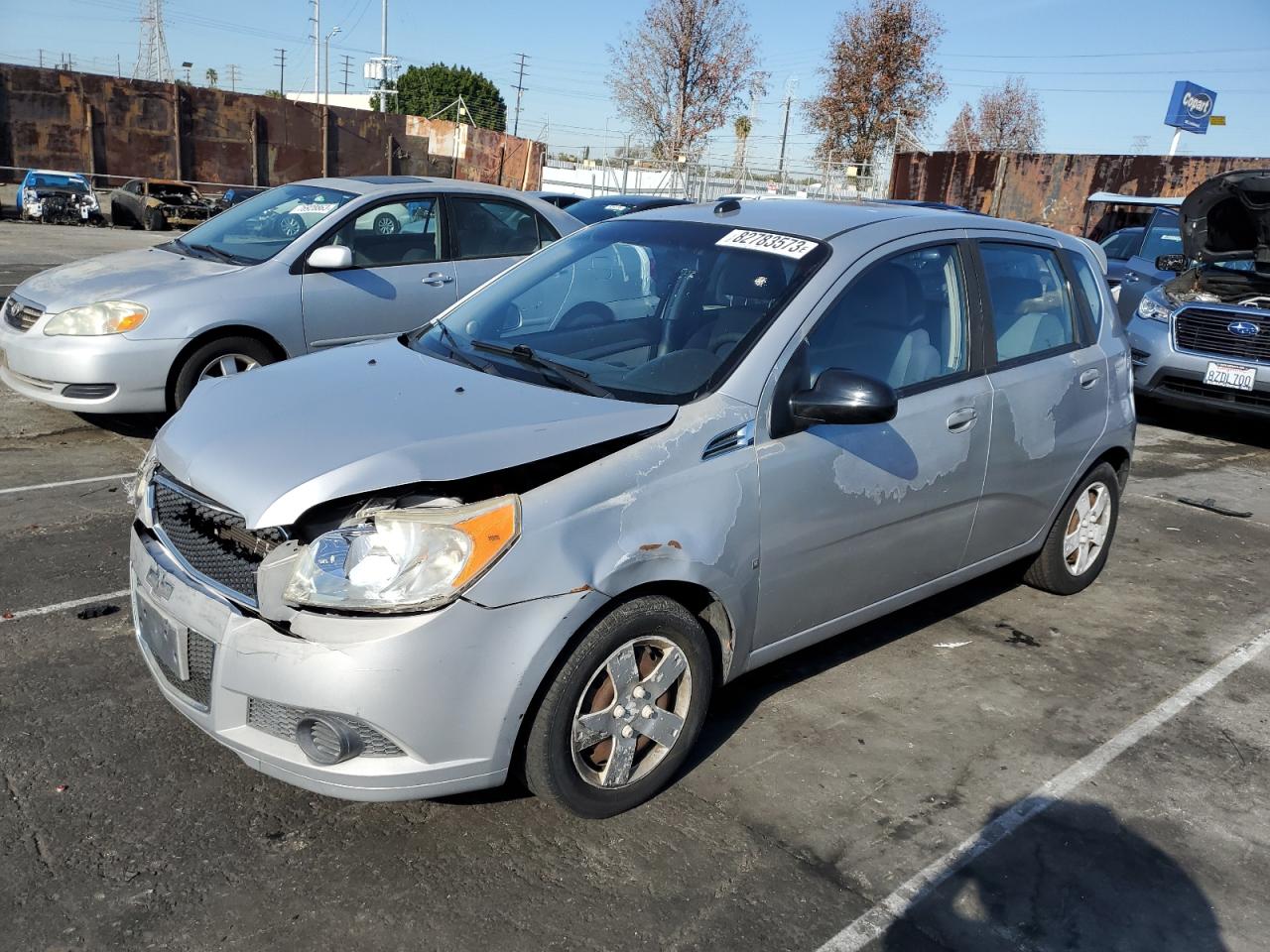 Image 1 of 2009 CHEVROLET AVEO LS 2009 with VIN KL1TD66E89B656480