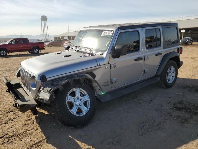 Image 1 of 2020 JEEP WRANGLER UNLIMITED SPORT 2020 with VIN 1C4HJXDN0LW198661