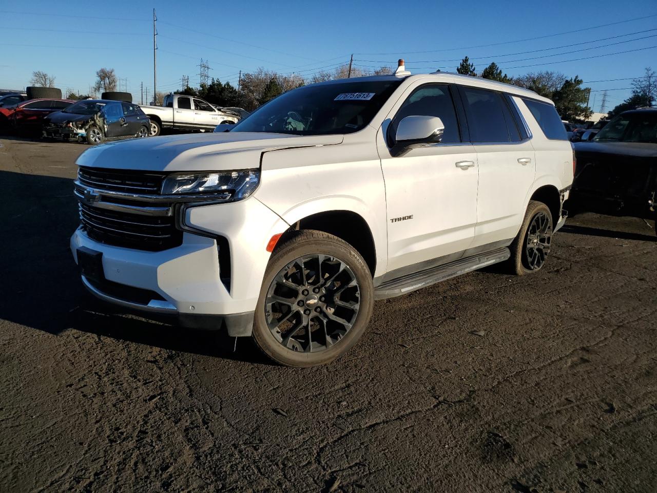 Image 1 of 2022 CHEVROLET TAHOE K1500 LT 2022 with VIN 1GNSKNKD4NR216198