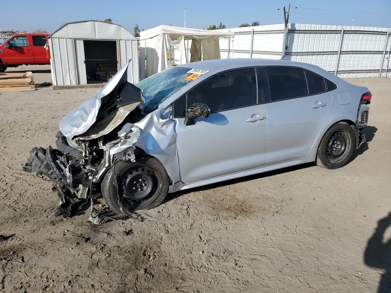 Image 1 of 2020 TOYOTA COROLLA LE 2020 with VIN 5YFEPRAE4LP095527