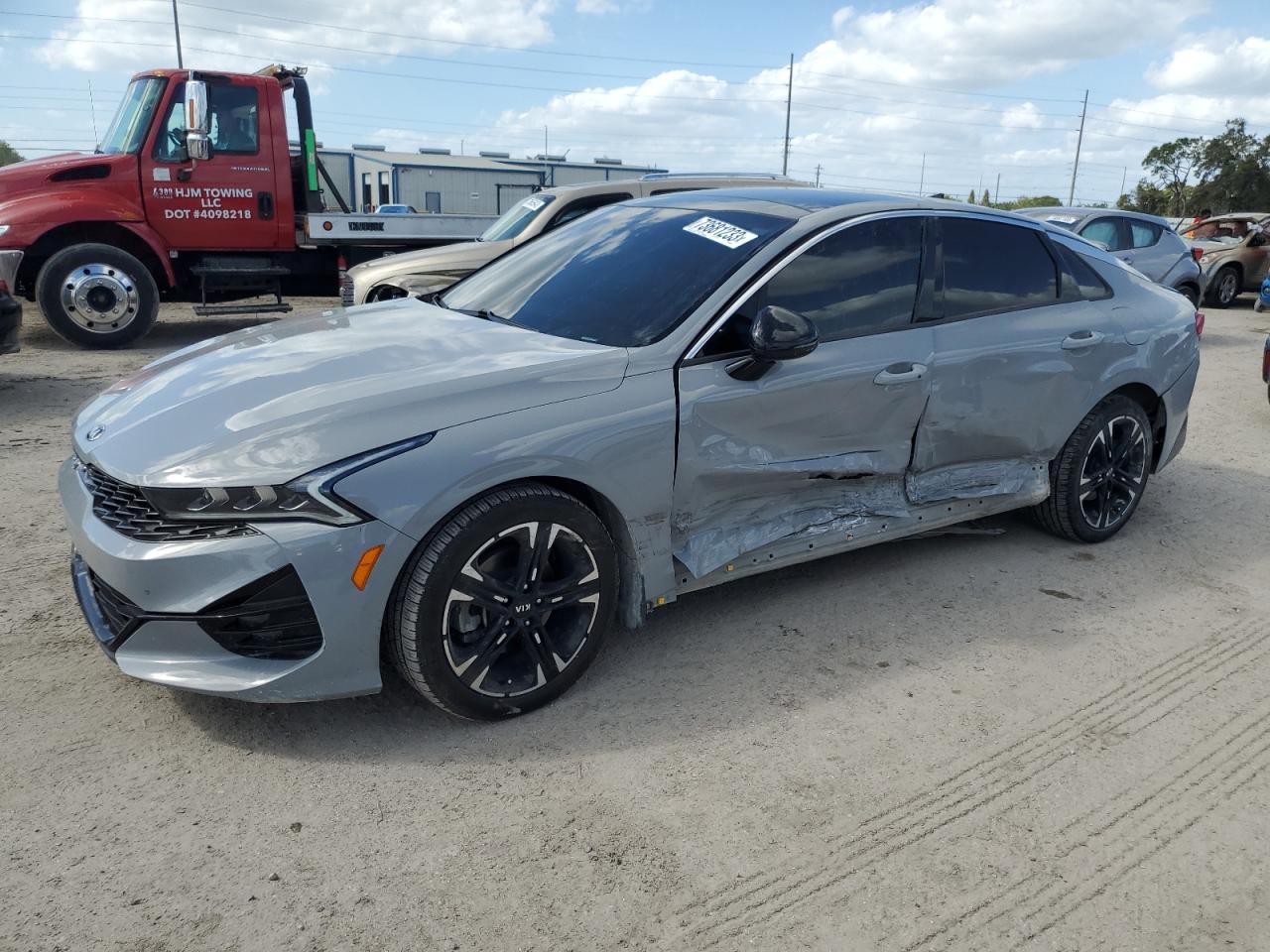Image 1 of 2021 KIA K5 GT LINE 2021 with VIN 5XXG64J27MG042027